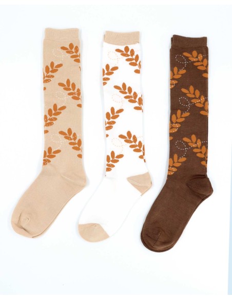 CALZINI IN BAMBU' LUNGHI "SPIGA"