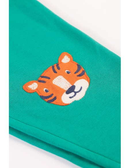 PANTALONI TUTA IN 100% COTONE BIOLOGICO "TIGRE"