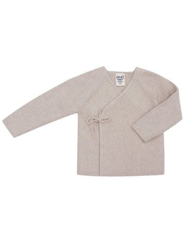 KIMONO BABY A COSTINA IN COTONE E LANA