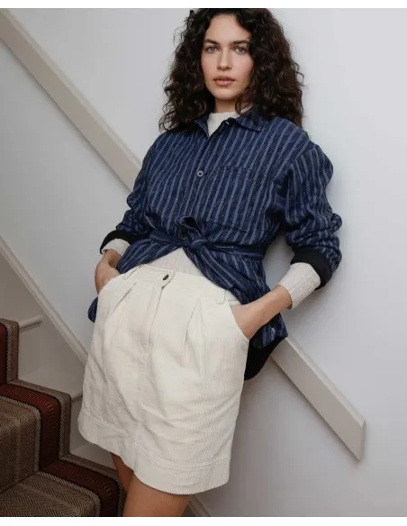 GONNA IN VELLUTO DI 100% COTONE BIOLOGICO "ITSUKI"