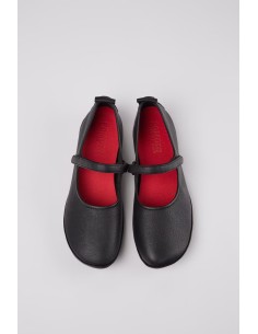 BALLERINE CAMPER IN PELLE "ROMEO" - NERO 2