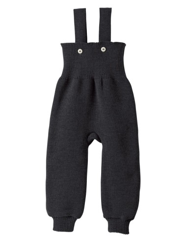 PANTALONE BABY IN LANA MERINO BIOLOGICA CON BRETELLE