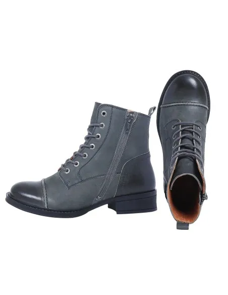 STIVALETTO IN PELLE PANDORA NABUK CON ZIP