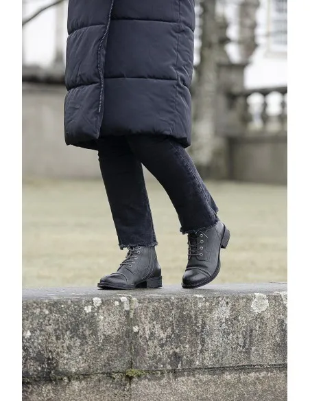 STIVALETTO IN PELLE PANDORA NABUK CON ZIP