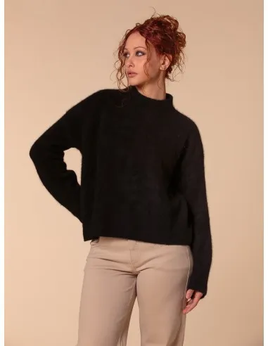 MAGLIONE CHUNKY IN 100% CASHMERE SPAZZOLATO "CAMILLA"