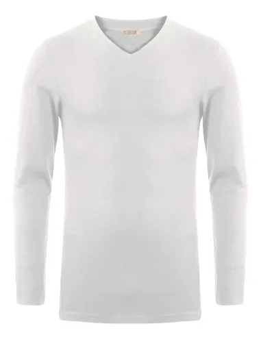 MAGLIA SLIM UOMO IN BAMBU' "V"
