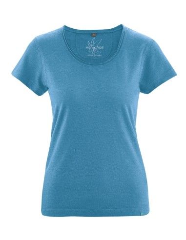 T-SHIRT IN CANAPA E COTONE BIOLOGICO "BREEZE"