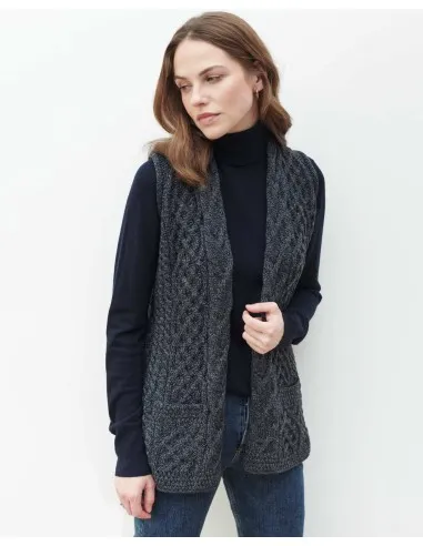 GILET IN LANA IRLANDESE "CELTIC"