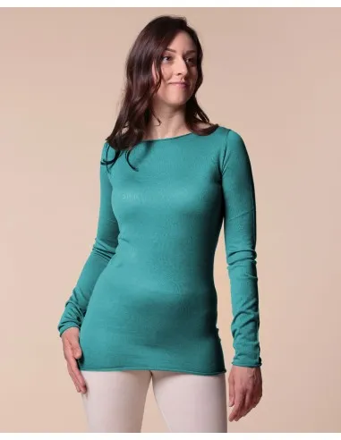 MAGLIA CASHMIRETTA IN SETA E CASHMERE "GRETA"