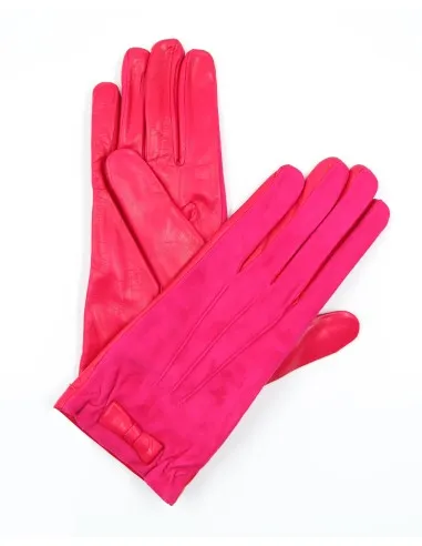 GUANTO DONNA IN PELLE, SUEDE E CASHMERE