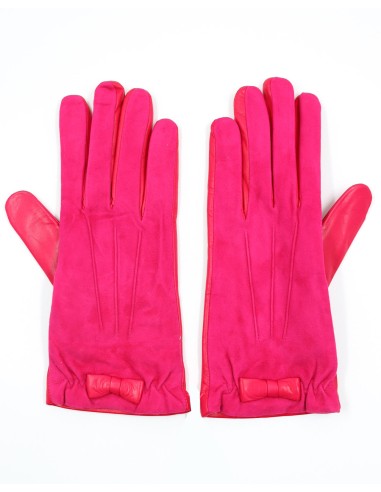 GUANTO DONNA IN PELLE, SUEDE E CASHMERE