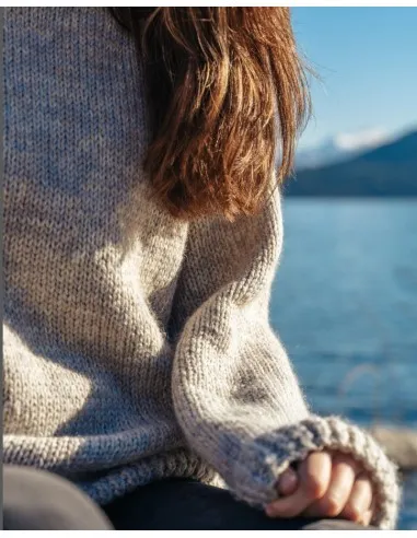 MAGLIONE NORVEGESE FATTO A MANO IN LANA MERINO...