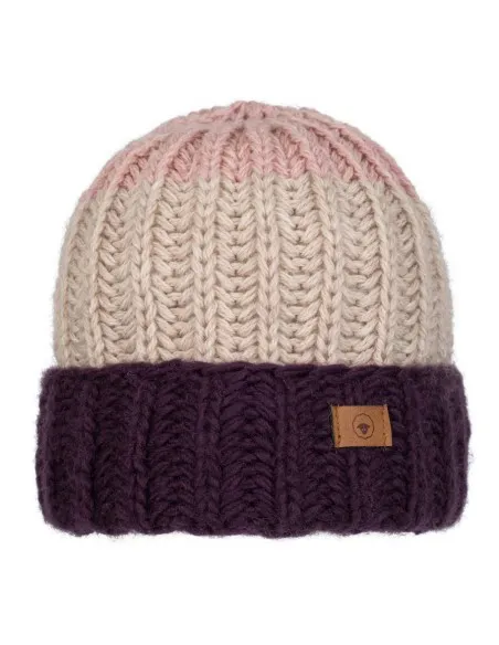 BERRETTONE NORVEGESE FATTO A MANO "VIOLA"