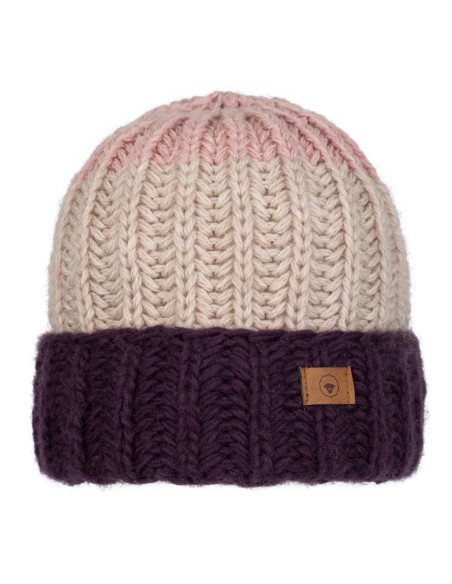 BERRETTONE NORVEGESE FATTO A MANO "VIOLA"