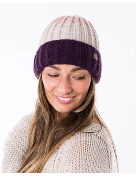 BERRETTONE NORVEGESE FATTO A MANO "VIOLA"