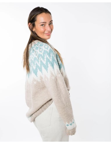 MAGLIONE NORVEGESE FATTO A MANO IN LANA MERINO...