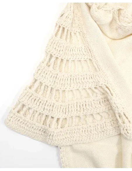 DRESS PONCHO IN 100% BABY ALPACA