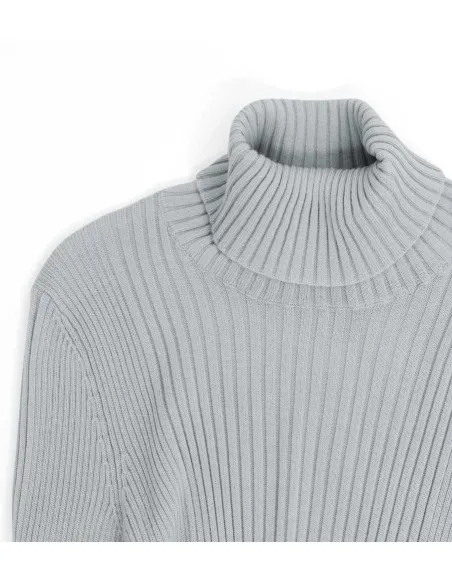 PULL DONNA A COLLO ALTO IN 100% LANA MERINO