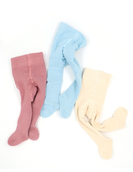 COLLANT BABY IN COTONE BIOLOGICO PESANTE "PELUCHES"