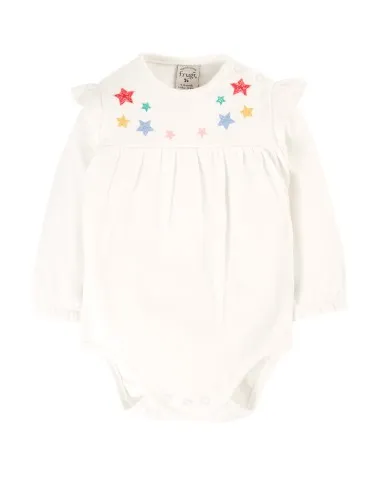 BODY NATALIZIO  IN COTONE BIOLOGICO CON...