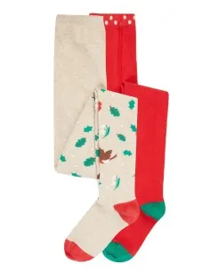 2 PEZZI COLLANT NATALIZIE IN COTONE BIOLOGICO "NORAH" -...