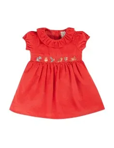 ABITO BABY IN COTONE BIOLOGICO "AMILIE" - ROSSO