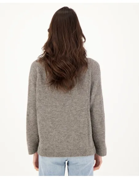 MAGLIONE IN 100% BABY ALPACA "BLEUENN"