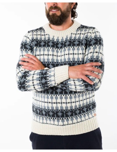 MAGLIONE NORVEGESE FATTO A MANO IN LANA MERINO...