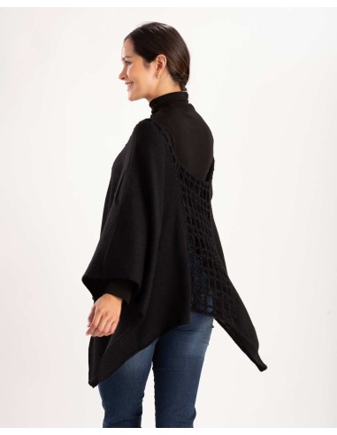 PONCHO IN 100% BABY ALPACA LAVORATO