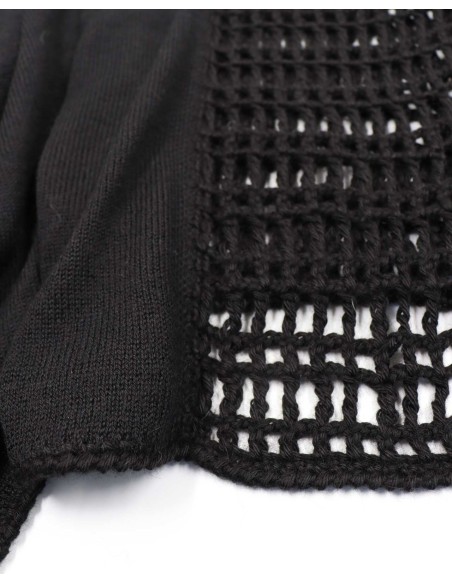 PONCHO IN 100% BABY ALPACA LAVORATO