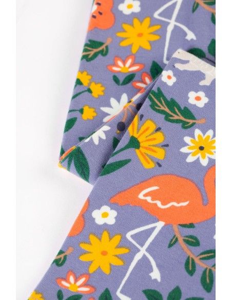 LEGGINGS IN COTONE BIOLOGICO "RAINFOREST"