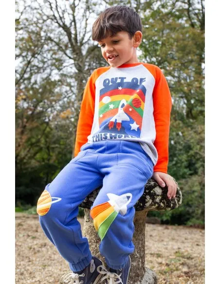 PANTALONI TUTA IN COTONE BIOLOGICO FELPATO "MALPAS"