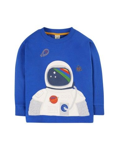 MAGLIA MANICHE LUNGHE IN COTONE BIOLOGICO "ASTRONAUTA"