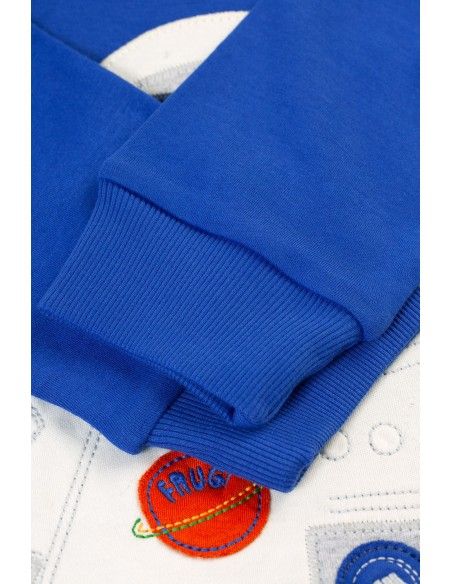 MAGLIA MANICHE LUNGHE IN COTONE BIOLOGICO "ASTRONAUTA"