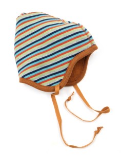 BERRETTO REVERSIBILE IN PILE DI LANA "FLORA" - CARAMELLO 2