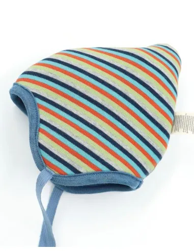 BERRETTO REVERSIBILE IN PILE DI LANA "FLORA"