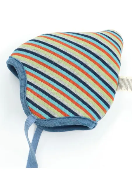 BERRETTO REVERSIBILE IN PILE DI LANA "FLORA"