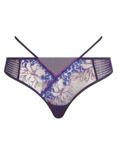 TANGA IN PIZZO "SPICE" - VIOLA