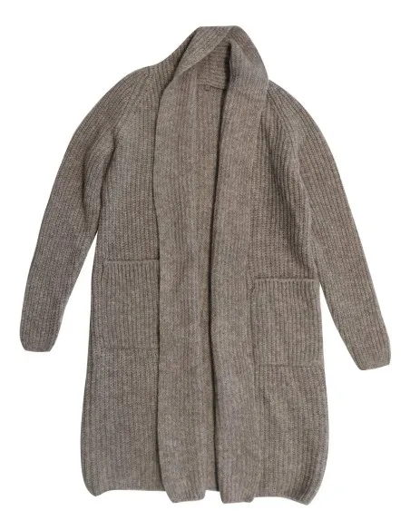 CARDIGAN APERTO IN LANA VERGINE ISLANDESE