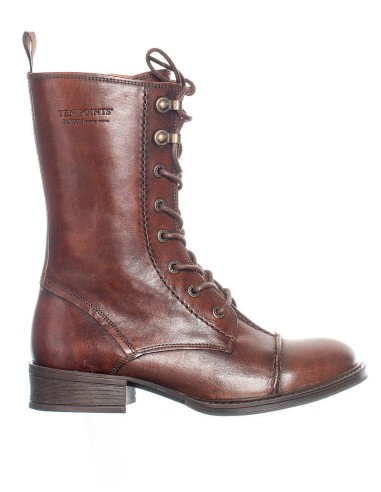 STIVALETTO PANDORA IN PELLE MEDIO "INVECCHIATO"