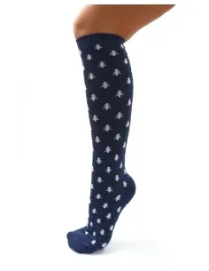 CALZINI LUNGHI BAMBU "ALBERELLI" - NAVY