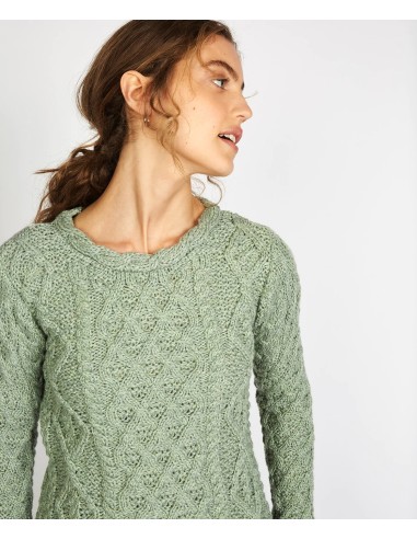 MAGLIONE IN LANA VERGINE IRLANDESE  "LAMBAY"