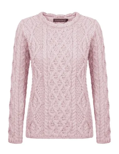 MAGLIONE IN LANA VERGINE IRLANDESE  "LAMBAY"