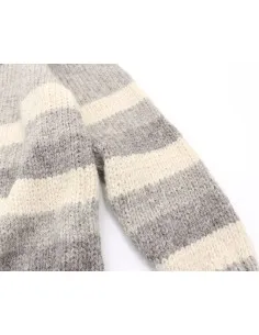 MAGLIONE GROSSO IN 100% BABY ALPACA KIDS - GRIGIO 2