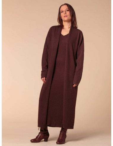CARDIGAN LUNGO 100% CASHMERE "BEATRICE"