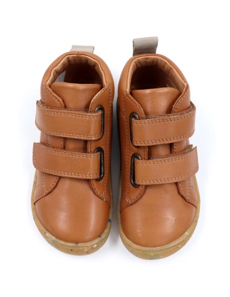 SCARPA BAREFOOT IN PELLE CON SUOLA IN CAUCCIU'