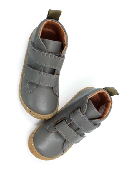 SCARPA BAREFOOT IN PELLE CON SUOLA IN CAUCCIU'