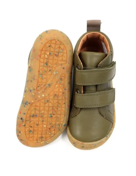 SCARPA BAREFOOT IN PELLE CON SUOLA IN CAUCCIU'