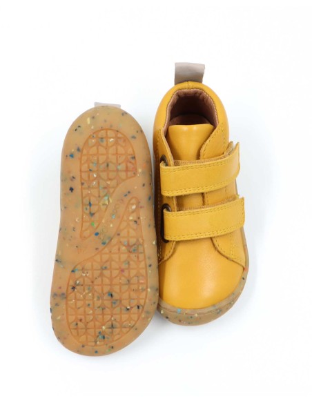 SCARPA BAREFOOT IN PELLE CON SUOLA IN CAUCCIU'