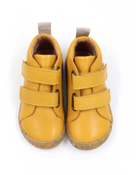 SCARPA BAREFOOT IN PELLE CON SUOLA IN CAUCCIU'